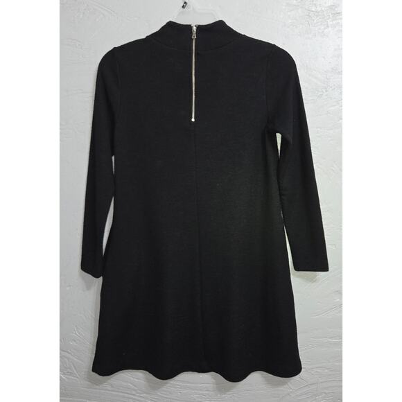 Gap Black Long Sleeve Casual Turtleneck Sweater Dress Woman's size Small Petite - Picture 4 of 7